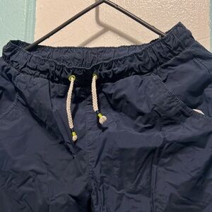 Navy Blue Drawstring Pants